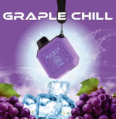 Magic Puff Turbo – Grape Chill – 20mg/ml – Dein。